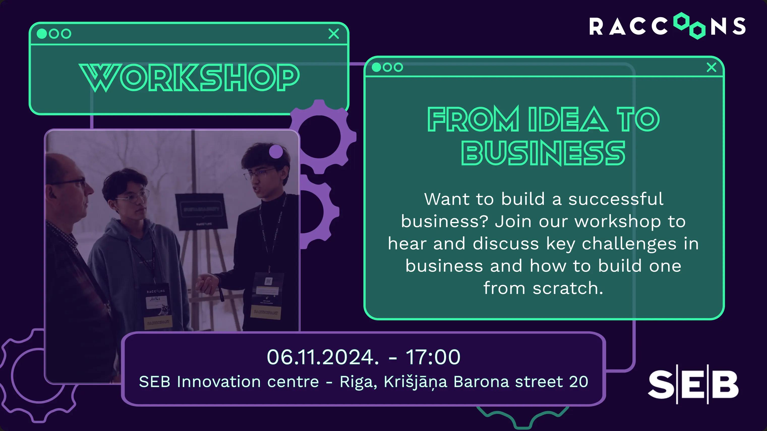 Workshop: From Idea to Business